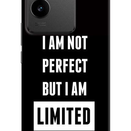 I Am Not Perfect But I Am Limited Edition IQOO Z7 Pro 5G Hard Case Back Cover by Casekaro