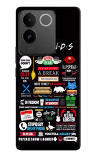 FRIENDS IQOO Z7 Pro 5G Hard Case Back Cover by Casekaro