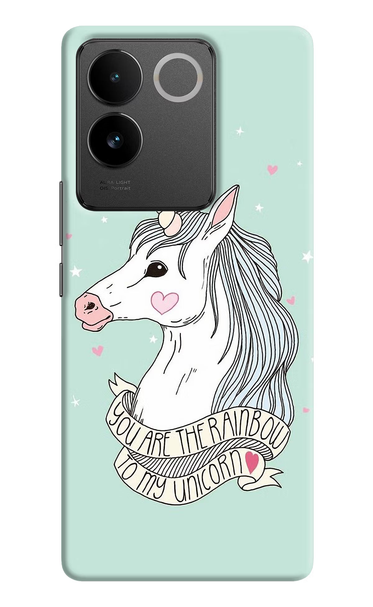 Unicorn Wallpaper IQOO Z7 Pro 5G Hard Case Back Cover by Casekaro