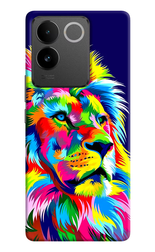 Vector Art Lion IQOO Z7 Pro 5G Hard Case Back Cover by Casekaro