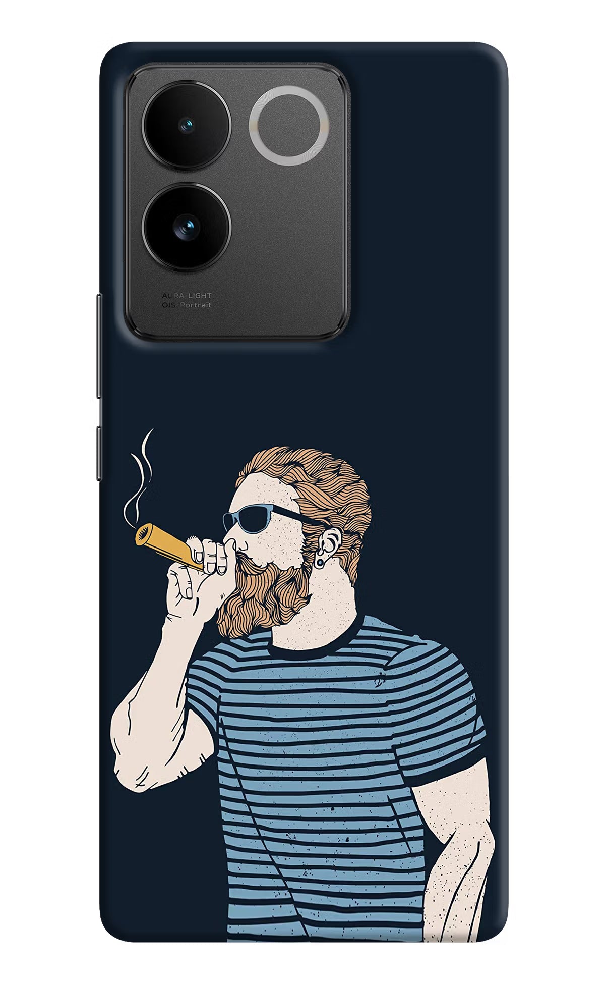 Smoking IQOO Z7 Pro 5G Hard Case Back Cover by Casekaro
