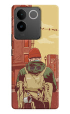 Adventurous IQOO Z7 Pro 5G Hard Case Back Cover by Casekaro