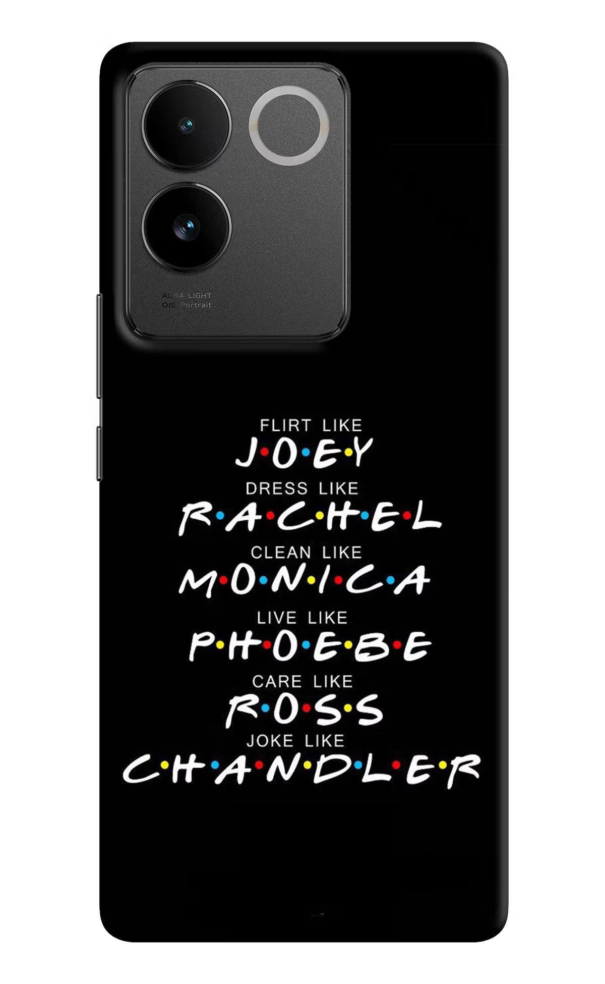 FRIENDS Character IQOO Z7 Pro 5G Hard Case Back Cover by Casekaro