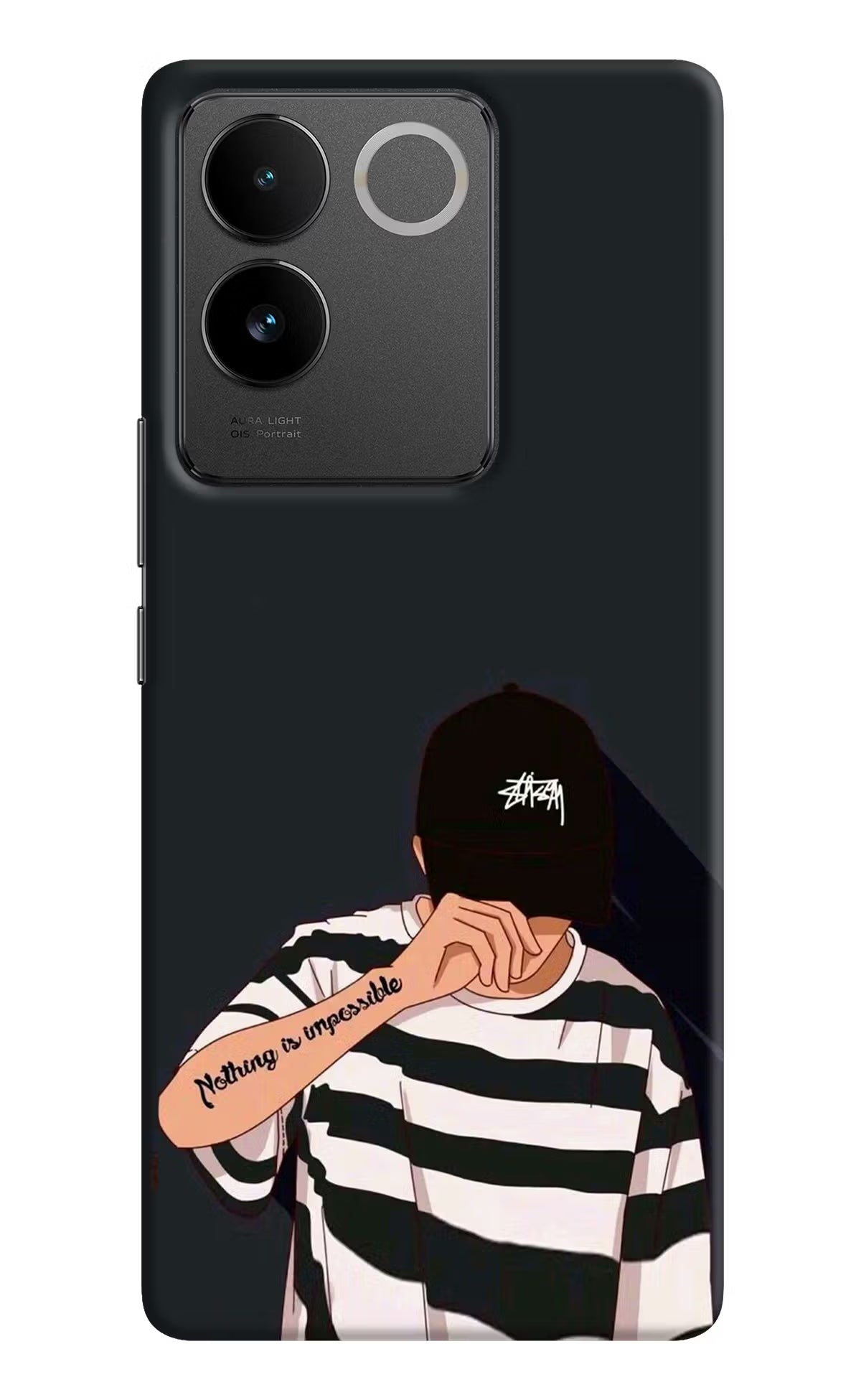 Aesthetic Boy IQOO Z7 Pro 5G Hard Case Back Cover by Casekaro