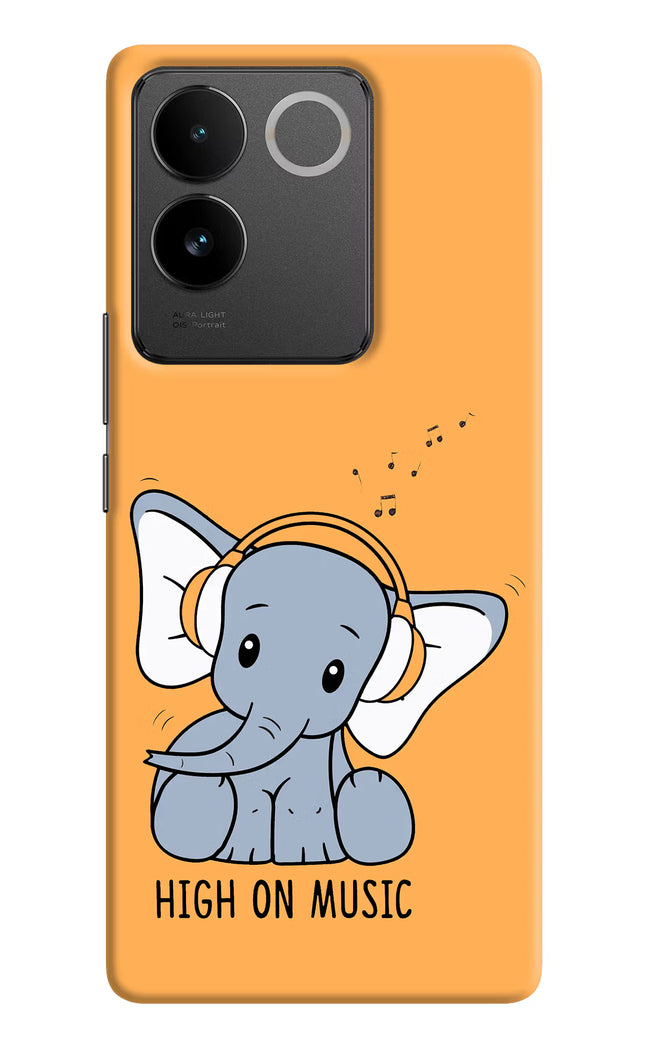 High On Music IQOO Z7 Pro 5G Hard Case Back Cover by Casekaro