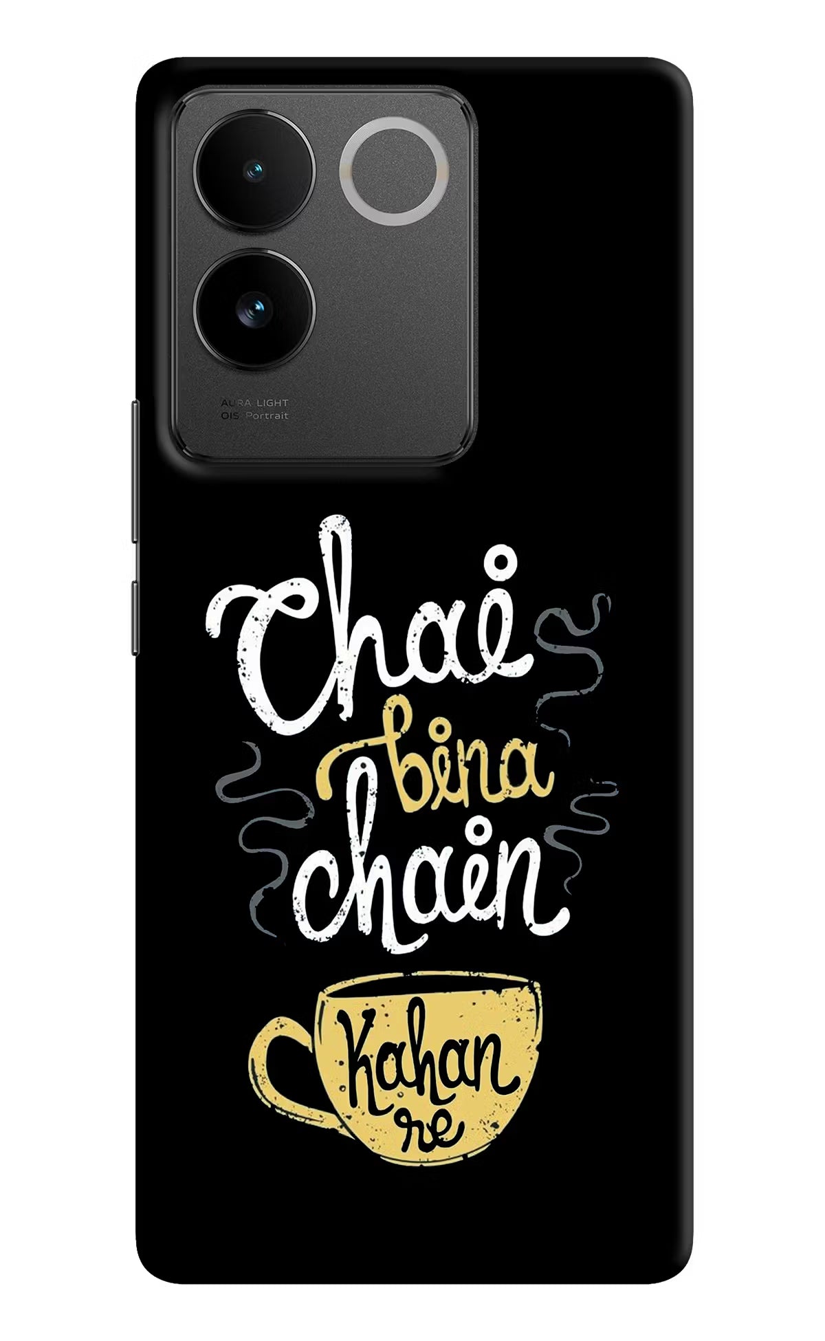 Chai Bina Chain Kaha Re IQOO Z7 Pro 5G Hard Case Back Cover by Casekaro