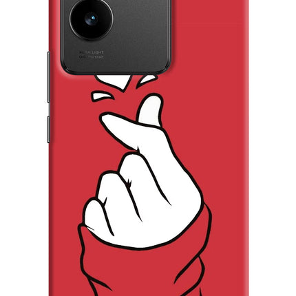 Korean Love Sign IQOO Z7 Pro 5G Hard Case Back Cover by Casekaro