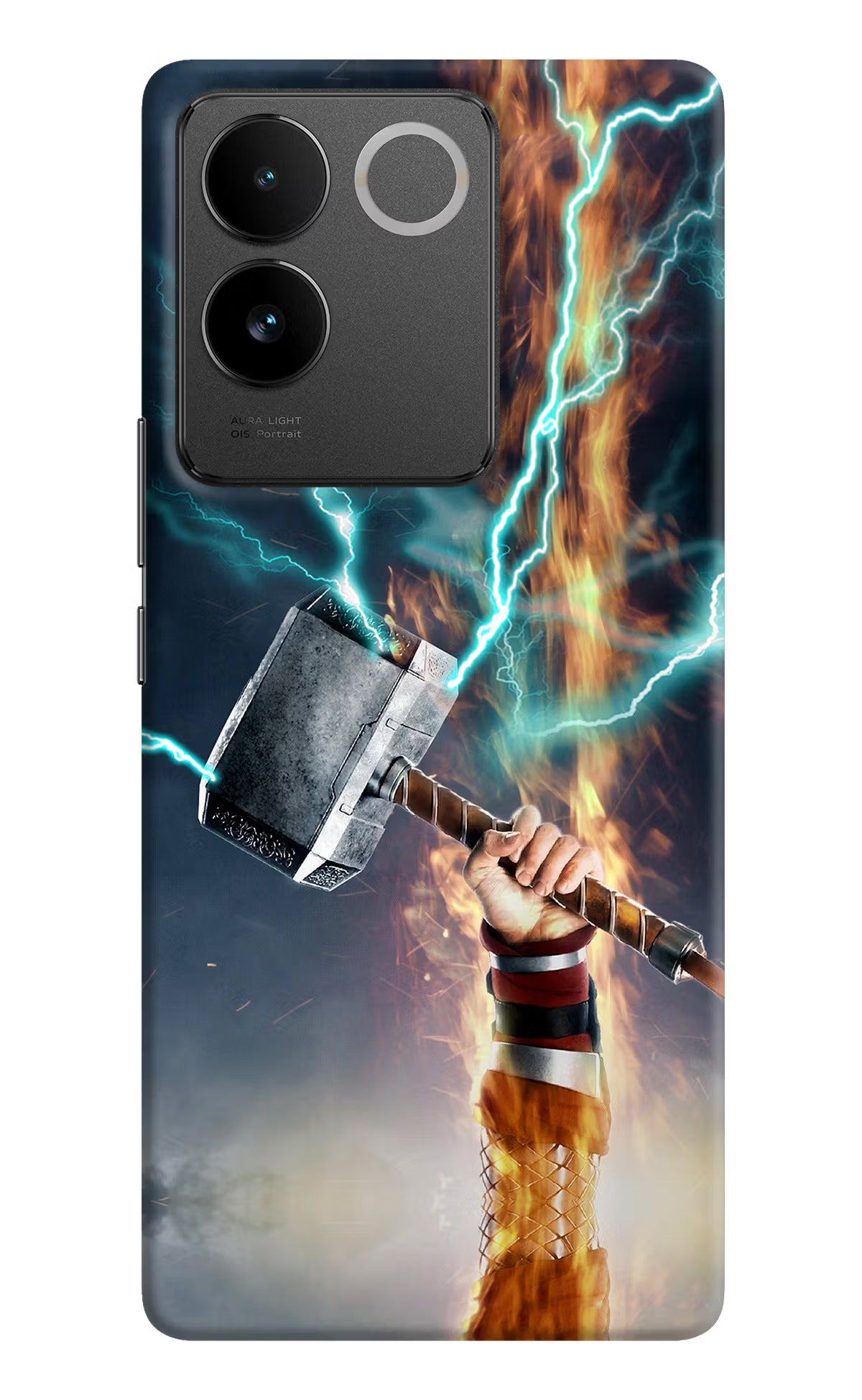 Thor Hammer Mjolnir IQOO Z7 Pro 5G Hard Case Back Cover by Casekaro