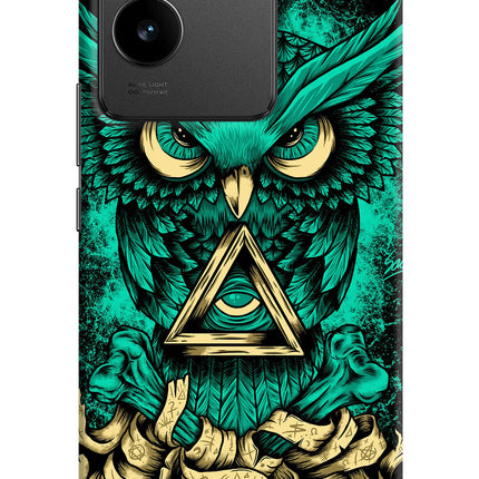 Green Owl IQOO Z7 Pro 5G Hard Case Back Cover by Casekaro