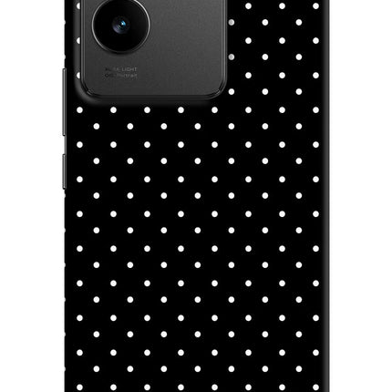 White Dots IQOO Z7 Pro 5G Hard Case Back Cover by Casekaro