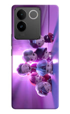 BTS Chibi IQOO Z7 Pro 5G Hard Case Back Cover by Casekaro