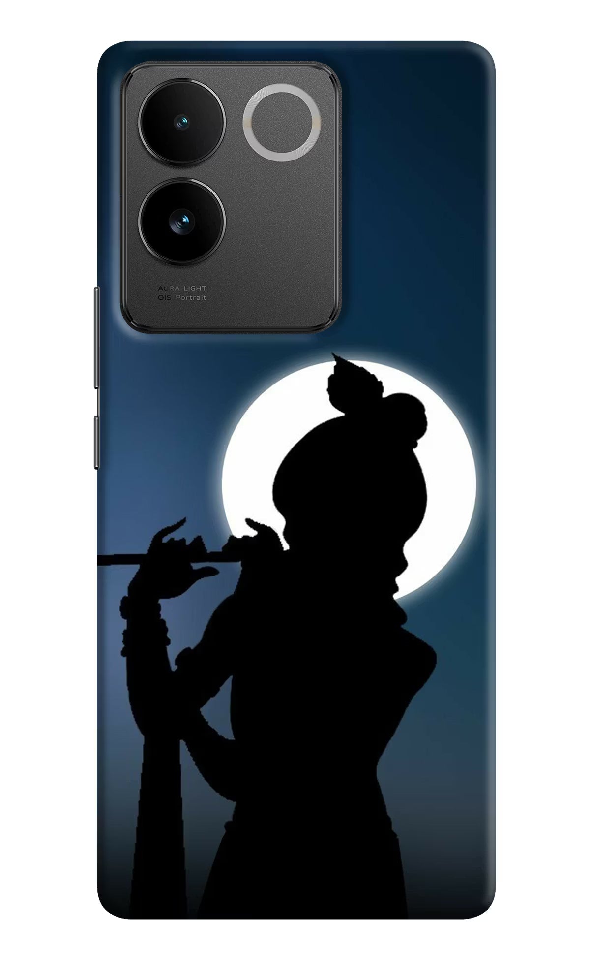 Shri Krishna Silhouette IQOO Z7 Pro 5G Hard Case Back Cover by Casekaro