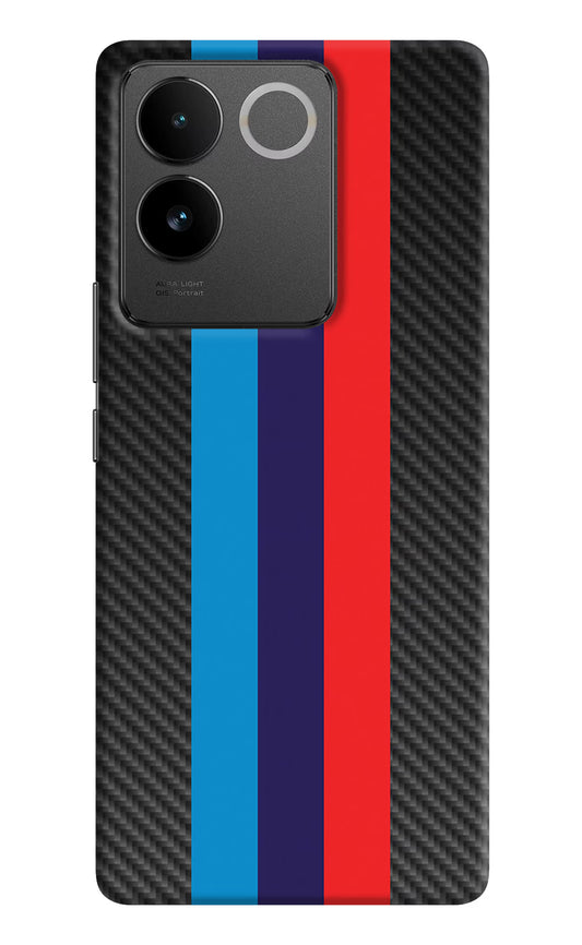 BMW Stripes Pattern IQOO Z7 Pro 5G Hard Case Back Cover by Casekaro