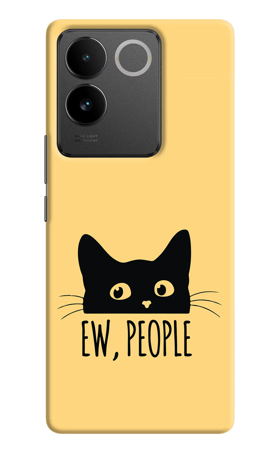 Ew People Catitude IQOO Z7 Pro 5G Back Cover, Hard case