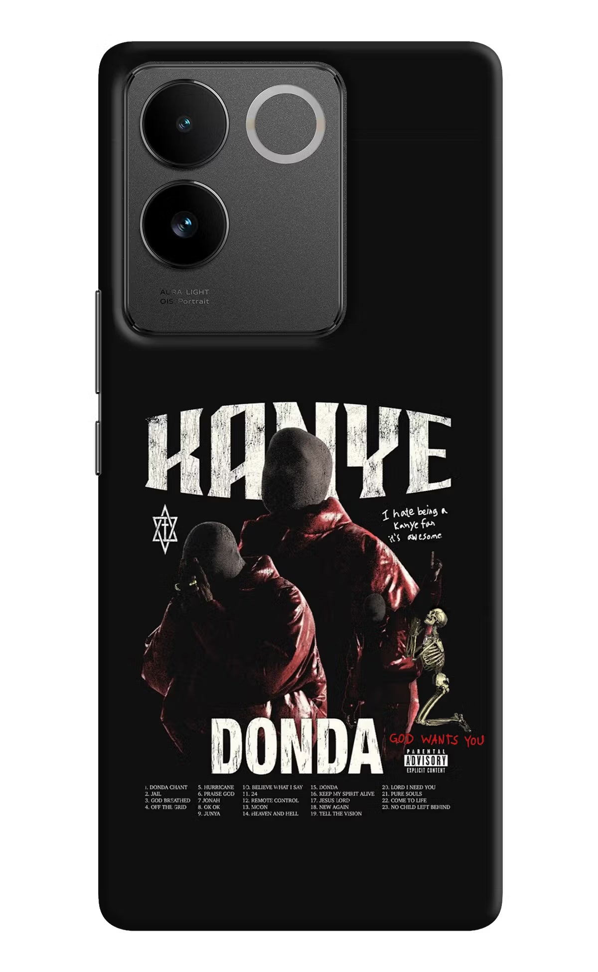Donda Kanye West IQOO Z7 Pro 5G Hard Case Back Cover by Casekaro
