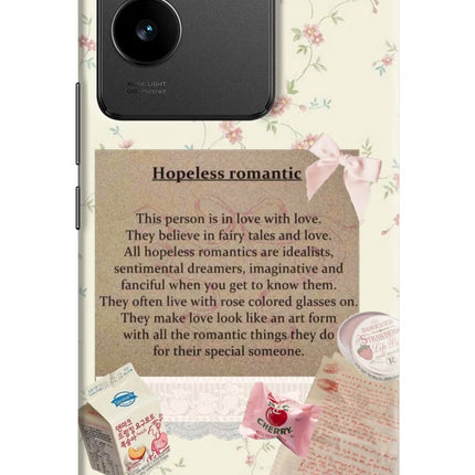 Hopeless Romantic IQOO Z7 Pro 5G Hard Case Back Cover by Casekaro
