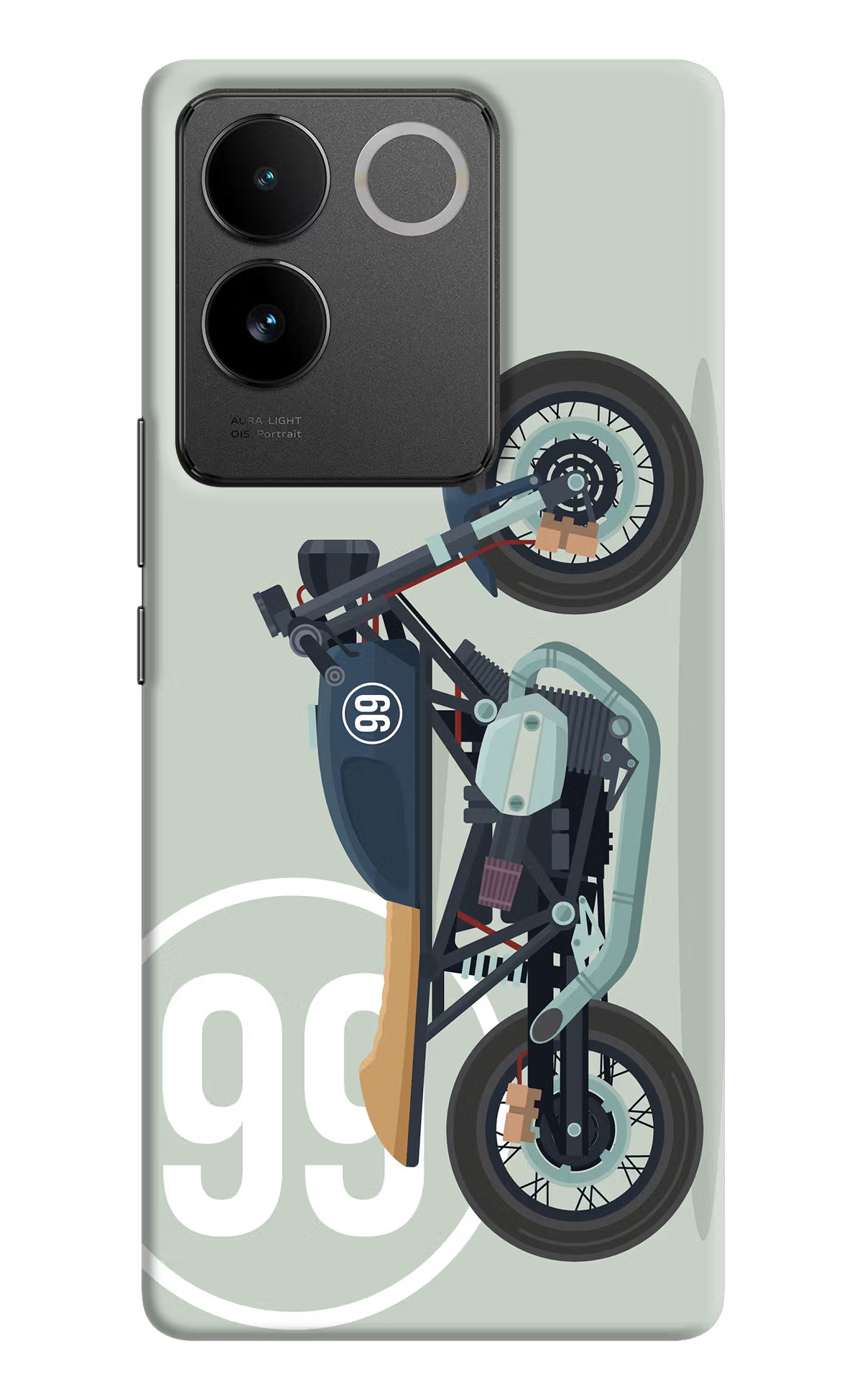 Classic Cafe Racer 99 IQOO Z7 Pro 5G Hard Case Back Cover by Casekaro