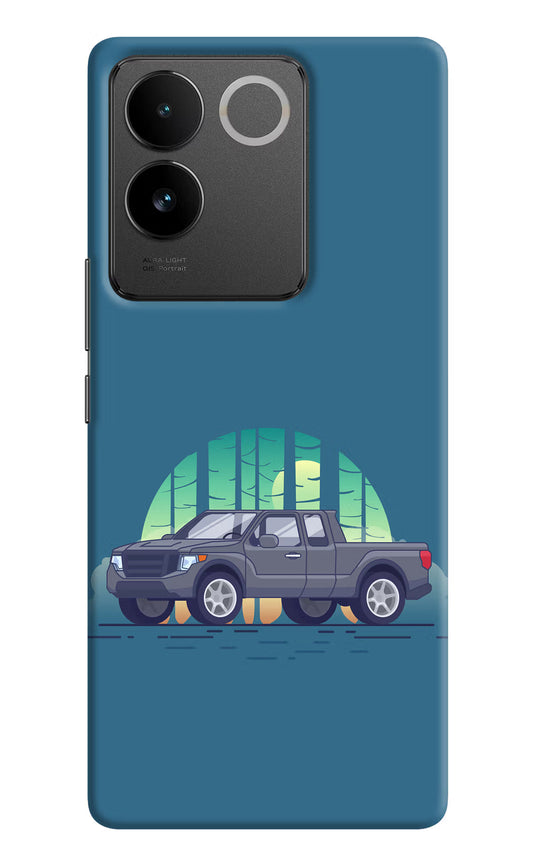 Retro Garage Vibe IQOO Z7 Pro 5G Hard Case Back Cover by Casekaro