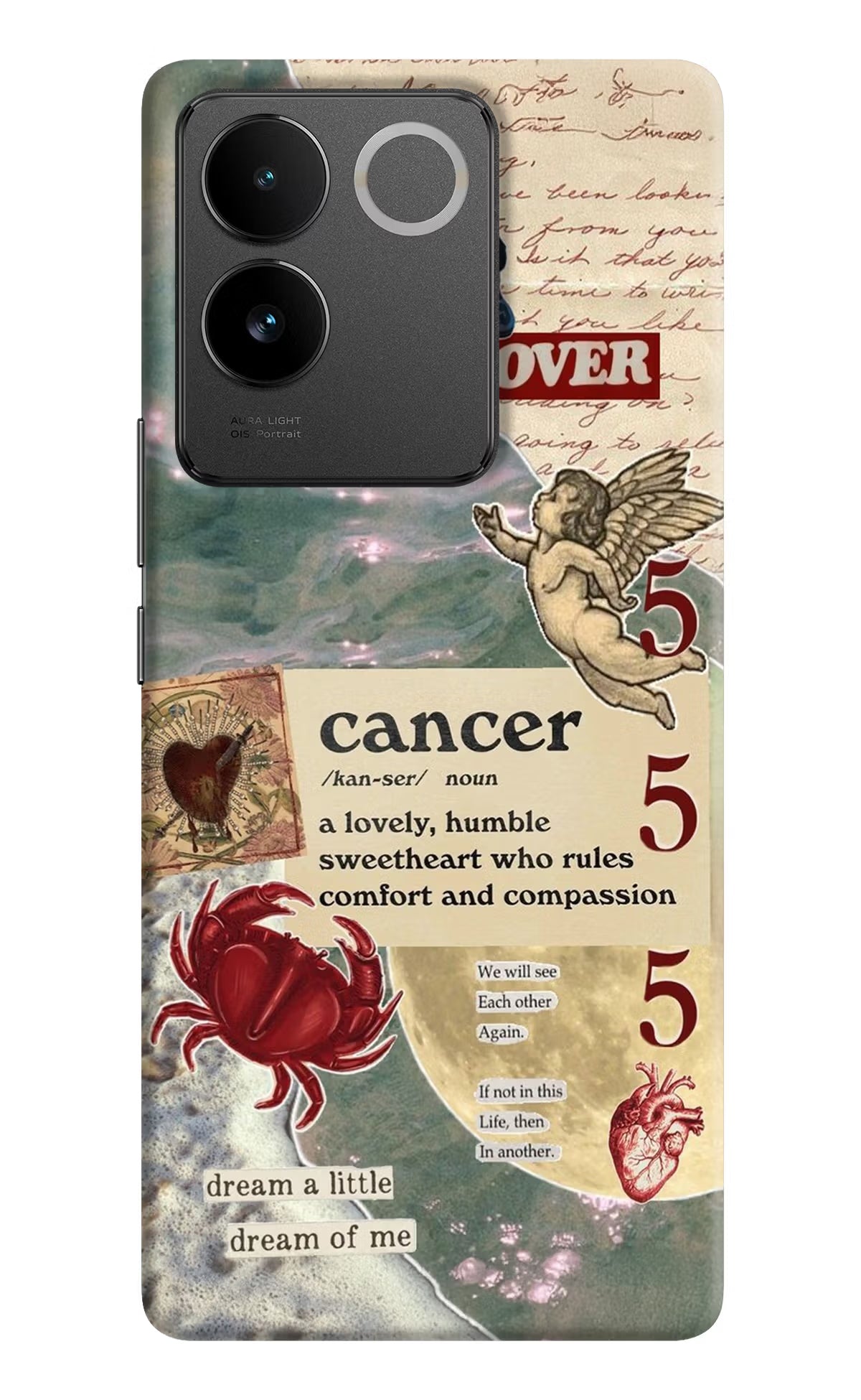 Cancer Zodiac IQOO Z7 Pro 5G Hard Case Back Cover by Casekaro