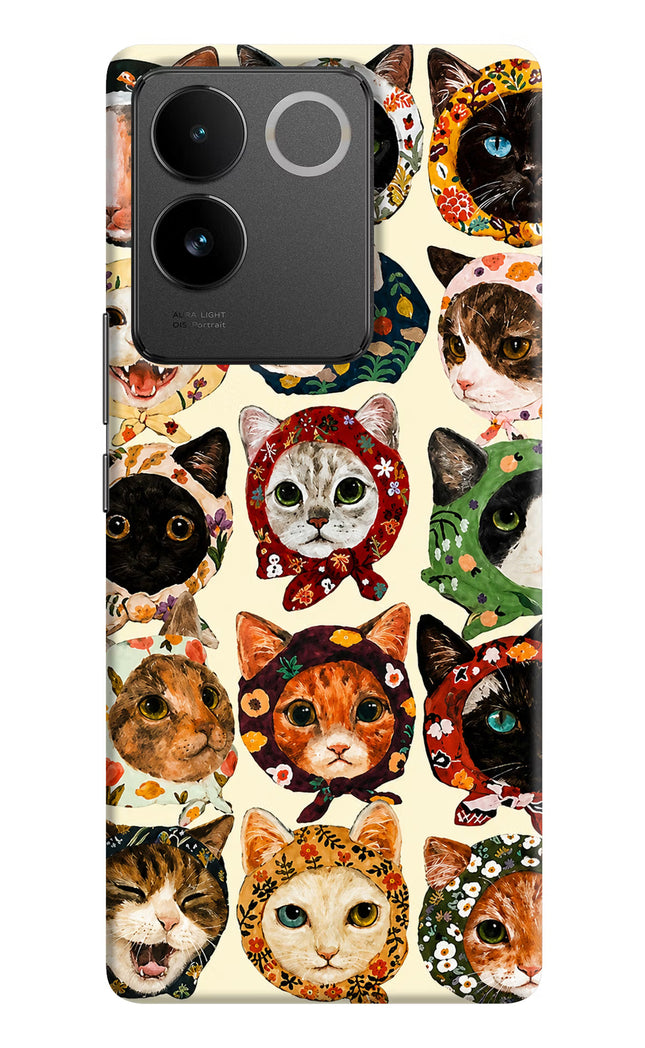 Cool Cat IQOO Z7 Pro 5G Hard Case Back Cover by Casekaro