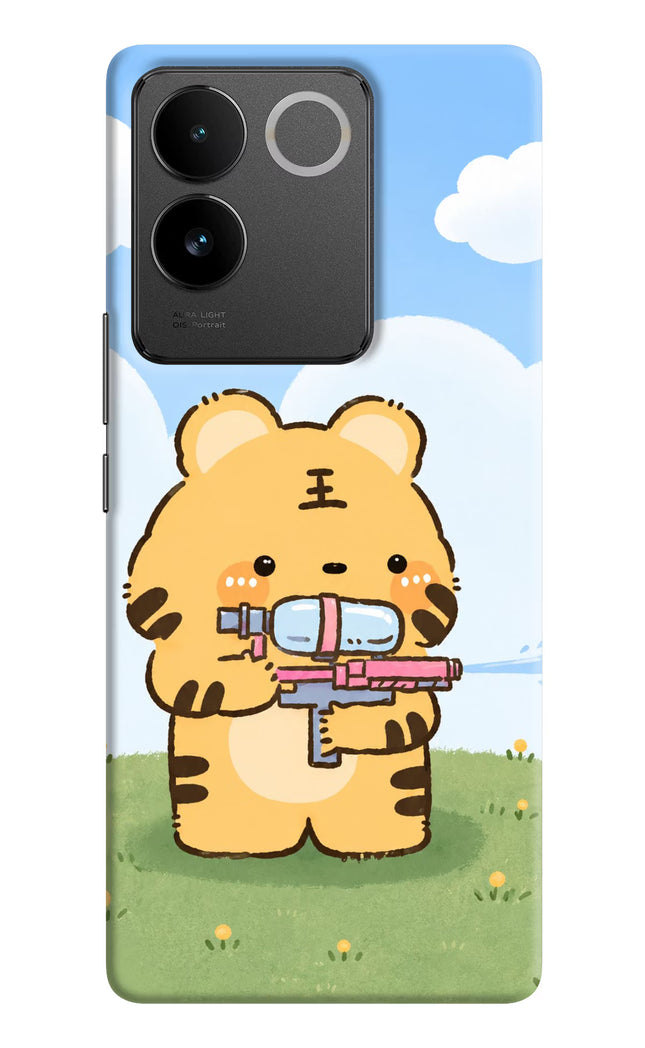 Tiger Treat IQOO Z7 Pro 5G Hard Case Back Cover by Casekaro