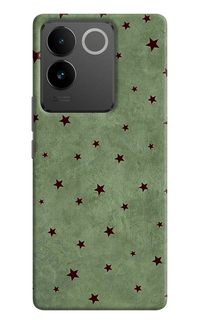 Green Stars IQOO Z7 Pro 5G Hard Case Back Cover by Casekaro