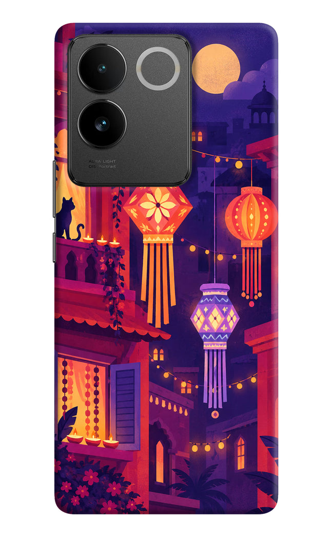 Lantern Lane IQOO Z7 Pro 5G Hard Case Back Cover by Casekaro