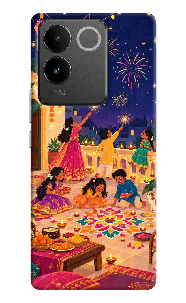Diwali Night IQOO Z7 Pro 5G Hard Case Back Cover by Casekaro