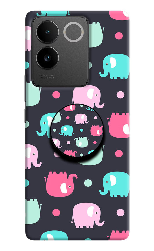 Baby Elephants IQOO Z7 Pro 5G Pop Case by Casekaro