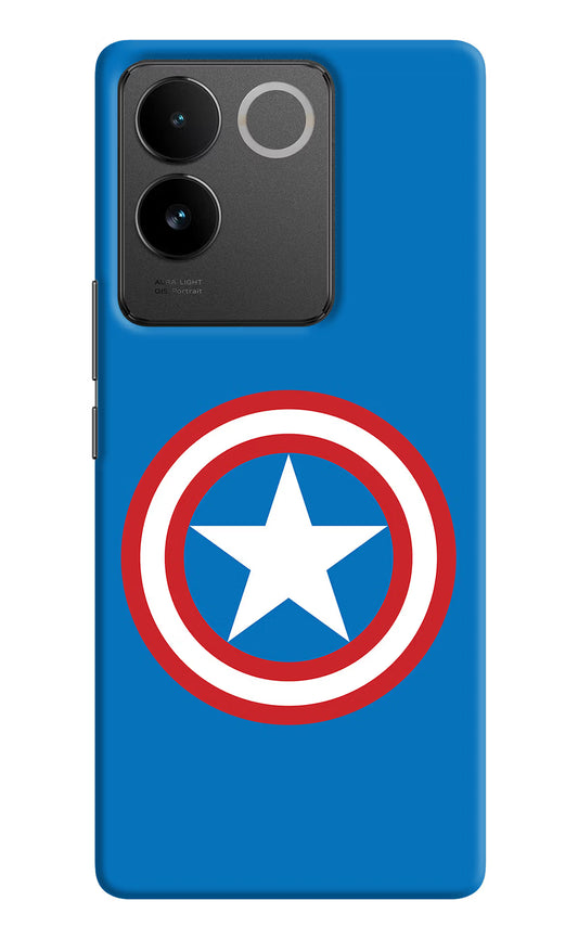 Captain America Logo Vivo T2 Pro 5G Hard Case Back Cover by Casekaro