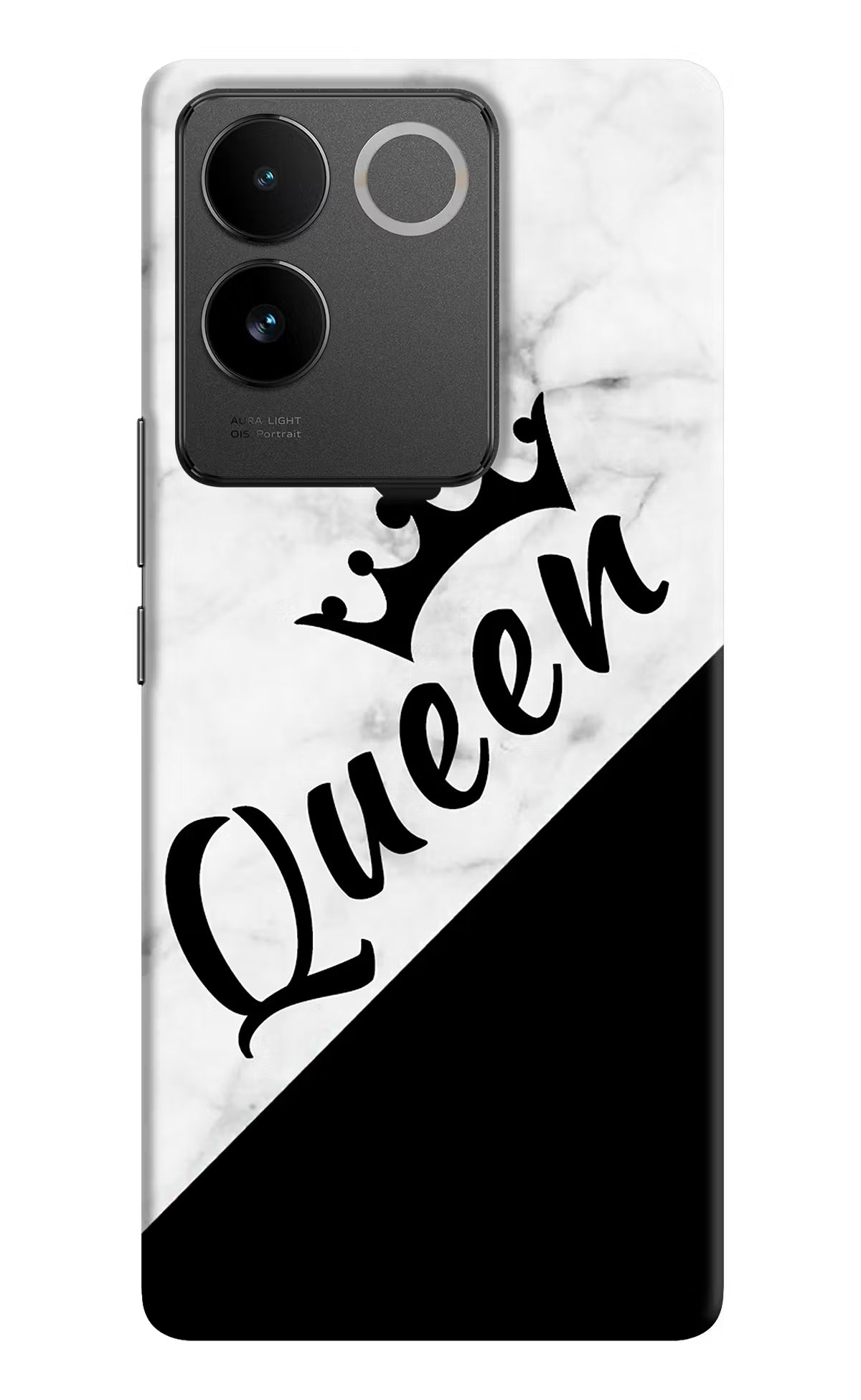 Queen Vivo T2 Pro 5G Hard Case Back Cover by Casekaro