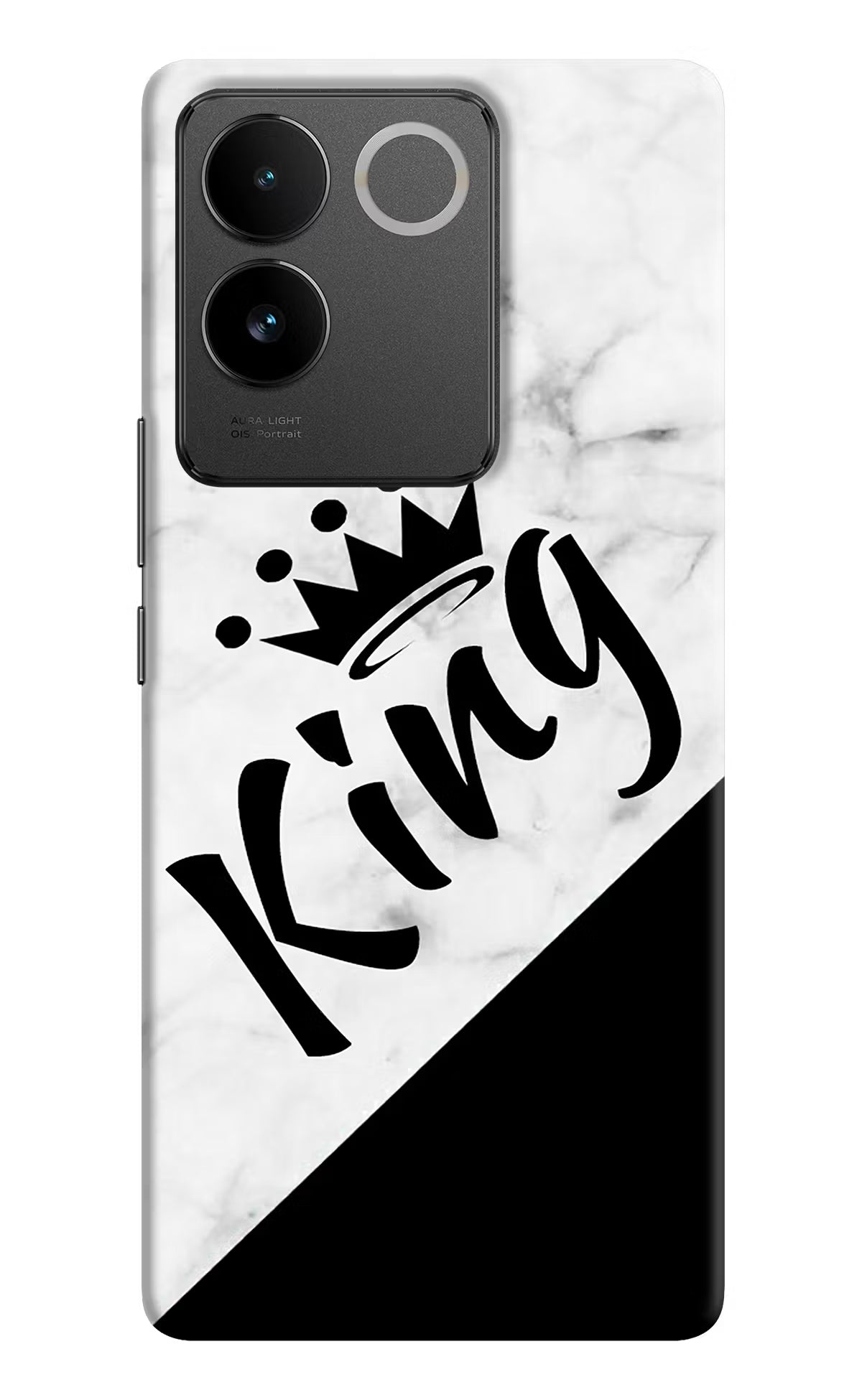 King Vivo T2 Pro 5G Hard Case Back Cover by Casekaro