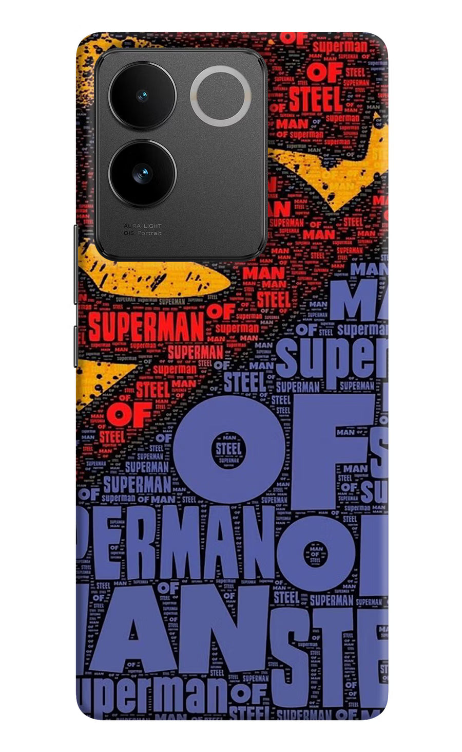 Superman Vivo T2 Pro 5G Back Cover, Hard case