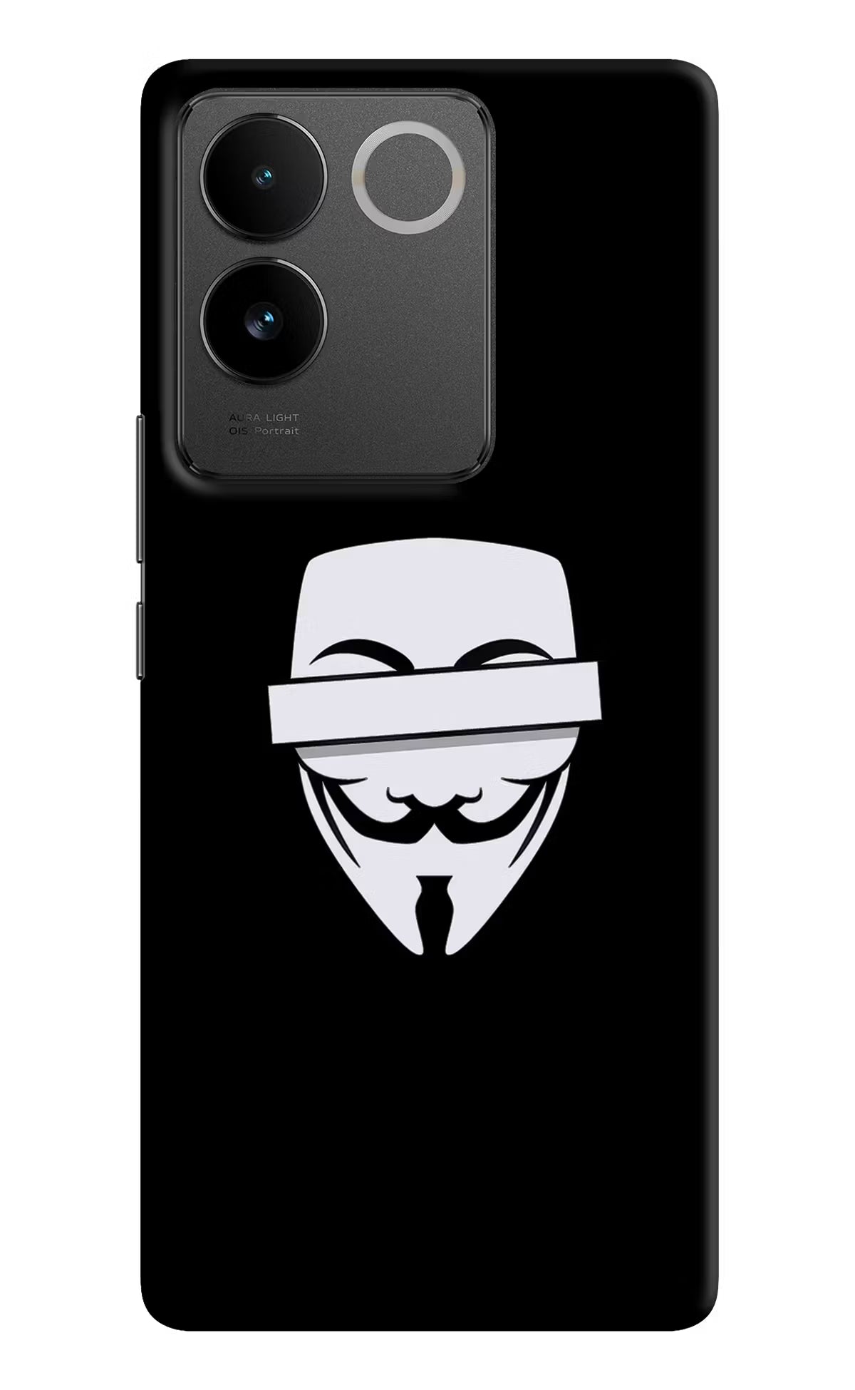 Anonymous Face Vivo T2 Pro 5G Hard Case Back Cover by Casekaro