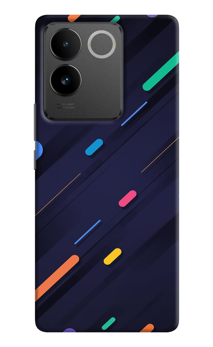 Abstract Design Vivo T2 Pro 5G Back Cover, Hard case