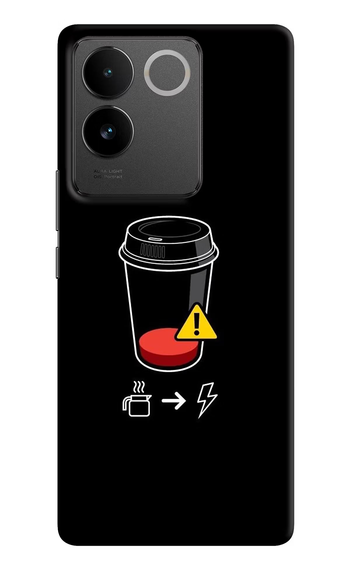 Coffee Vivo T2 Pro 5G Hard Case Back Cover by Casekaro