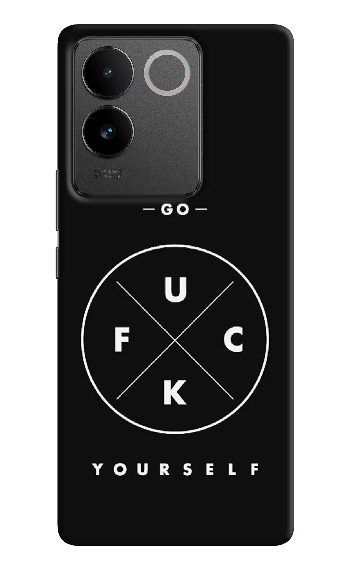 Go Fuck Yourself Vivo T2 Pro 5G Hard Case Back Cover by Casekaro