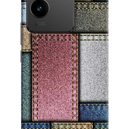 Multicolor Jeans Vivo T2 Pro 5G Hard Case Back Cover by Casekaro