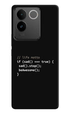 Life Motto Code Vivo T2 Pro 5G Hard Case Back Cover by Casekaro