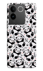 Cute Panda Vivo T2 Pro 5G Hard Case Back Cover by Casekaro