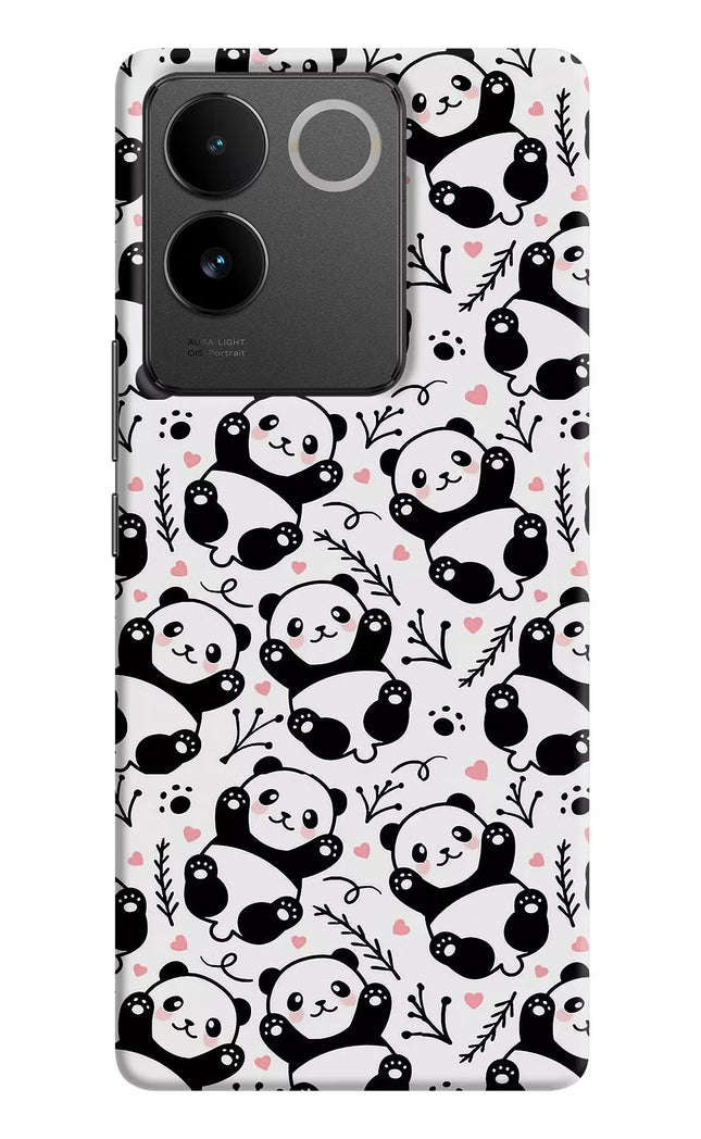 Cute Panda Vivo T2 Pro 5G Hard Case Back Cover by Casekaro