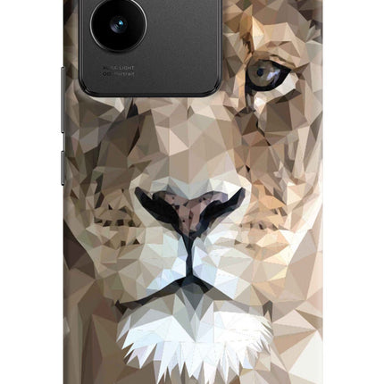 Lion Art Vivo T2 Pro 5G Hard Case Back Cover by Casekaro
