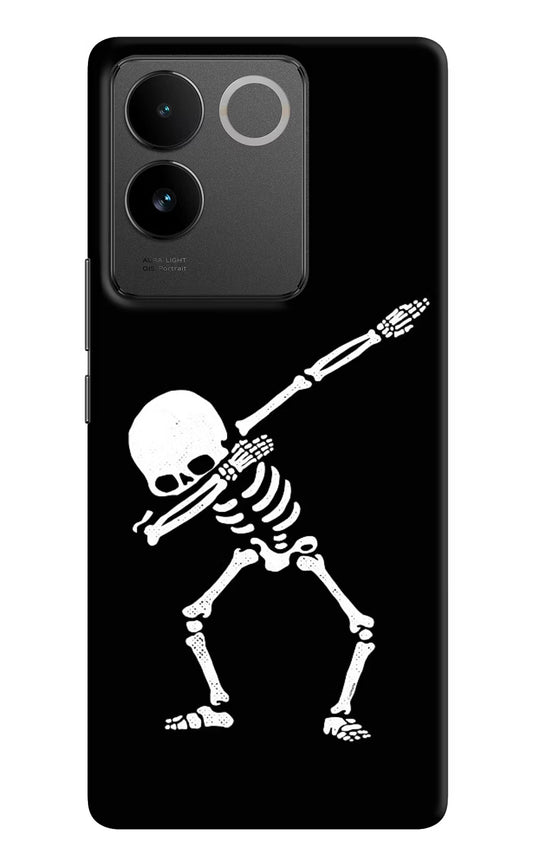 Dabbing Skeleton Art Vivo T2 Pro 5G Hard Case Back Cover by Casekaro