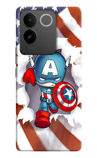 Captain America Vivo T2 Pro 5G Hard Case Back Cover by Casekaro