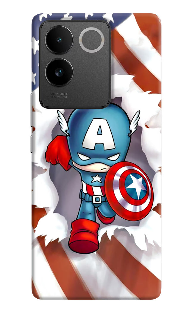Captain America Vivo T2 Pro 5G Hard Case Back Cover by Casekaro