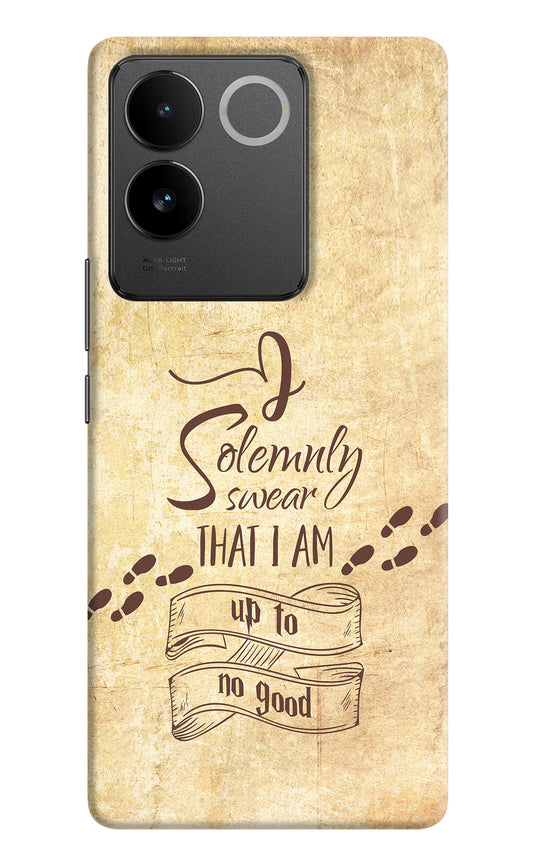I Solemnly swear that i up to no good Vivo T2 Pro 5G Hard Case Back Cover by Casekaro
