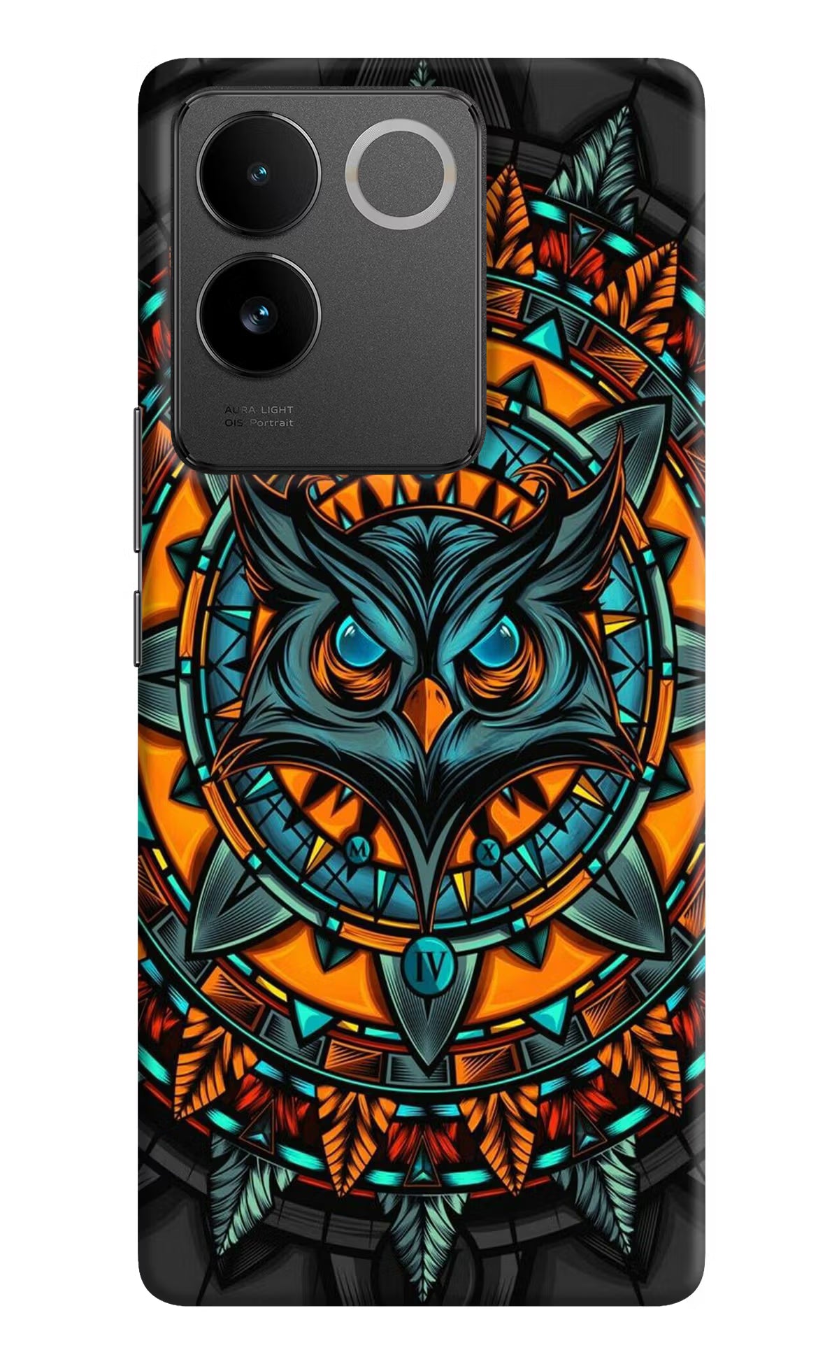 Angry Owl Art Vivo T2 Pro 5G Hard Case Back Cover by Casekaro