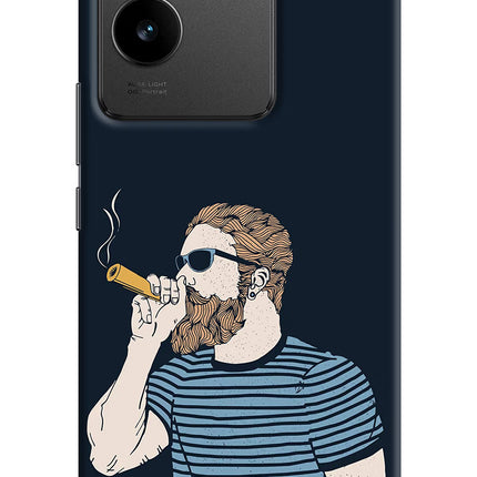 Smoking Vivo T2 Pro 5G Hard Case Back Cover by Casekaro