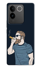 Smoking Vivo T2 Pro 5G Hard Case Back Cover by Casekaro