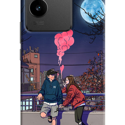 Chilling Couple Vivo T2 Pro 5G Hard Case Back Cover by Casekaro